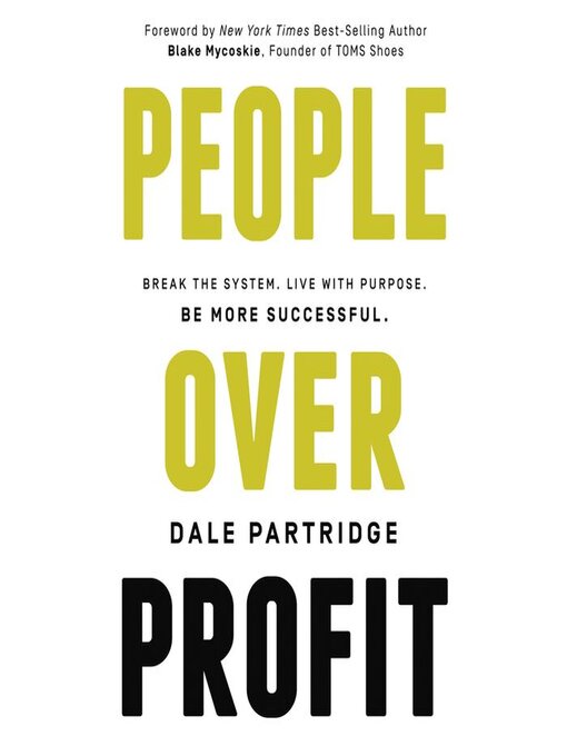 Cover image for People Over Profit